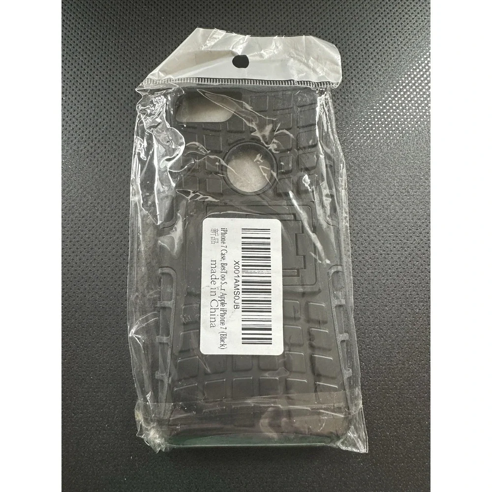 New For Iphone 7 Case Kickstand Shockproof‎ Ring Hard Cover Black